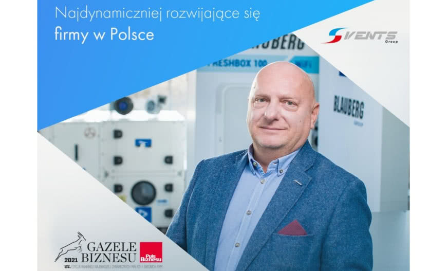 VENTS GROUP z tytułem Gazeli Biznesu 2021